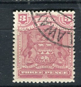 RHODESIA; 1898 early classic Springbok issue fine used 3d. value