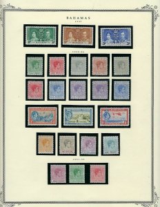 BAHAMAS COLLECTION 1884-1983 -SCOTT PAGES (BINDER/DUSTCOVER)- MINT MOSTLY LH