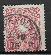Germany Sc#31   Mi#33 with E Used L155