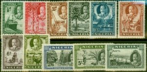 Nigeria 1936 Set of 11 to 10s SG34-44 Fine & Fresh MM