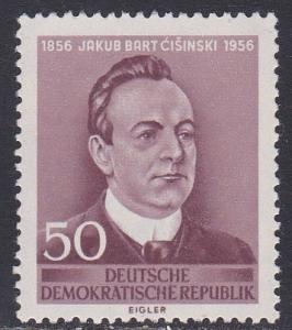 German Dem Rep # 302, Jakub Cisinski - Poet, NH, 1/2 Cat