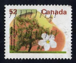 Canada #1366 Gravenstein Apple and Tree, used (0.40)