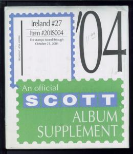 2004 Ireland #27 Scott Stamp Collection Album Supplement Pages Item #201S004