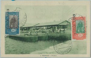 74179 - DJIBOUTI - Postal History - AIRMAIL Flight POSTCARD # 1a 1929 