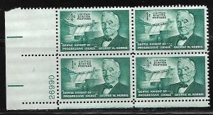 Scott #1184 George Norris Lower Left Plate Block #26990   F VF NH - DCV=$1.00