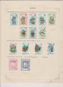 Montserrat Used Stamp Collection