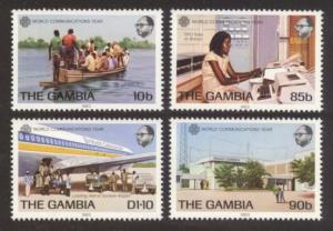 Gambia Sc# 481-4 MNH World Communication Year