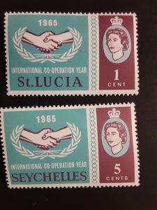 +St. Lucia #199-200          MH