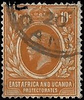 EAST AFRICA AND UGANDA   #43 USED (4)