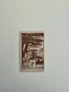 Stamps French Morocco Scott #203 hinged