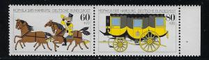 Germany Bund Scott # B635a, mint nh, se-tenant