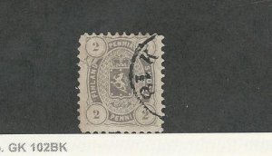 Finland, Postage Stamp, #17 Used, 1875