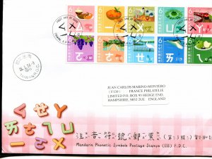 Taiwan 2024 MANDARIN PHONETIC SYMBOLS Postage Stamps in F.D.C.