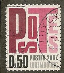 Luxembourg      Scott  1207       Postes     Used