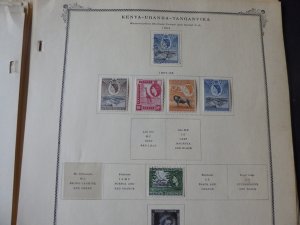 Kenya and KUT 1921-1969 Stamp Collection on Scott Specialty Album Pages