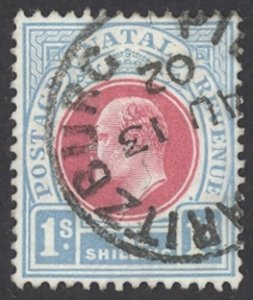 Natal Sc# 90 Used 1902-1903 1sh King Edward VII