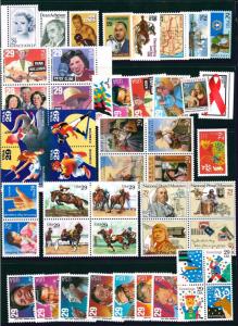 US 1993 Commemorative Year Set with 47 Stamps MNH