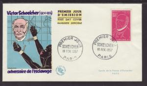 France 819 Schoelcher U/A FDC