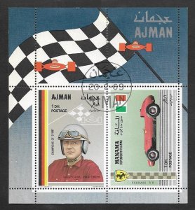 SD)1969 AJMAN SPORTS SERIES, RACING CARS, WOLFGANG SPORTS CHAMPION, SOUVENIR