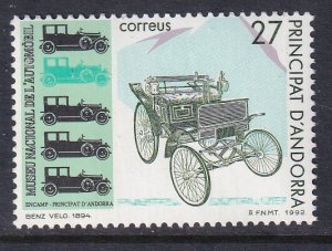 Andorra Spanish 221 Cars MNH VF