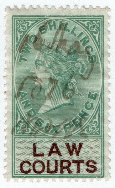 (I.B) QV Revenue : Law Courts (Scotland) 2/6d (1878) 