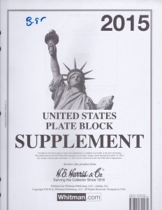 KAPPYS HE HARRIS LIBERTY 1 PLATE BLOCK SUPPLEMENT 2015