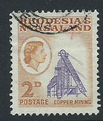 Rhodesia & Nyasaland SG 20 VFU