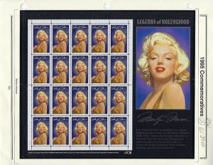 THE 1st 12 LEGENDS OF HOLLYWOOD  MNH SET OF SHEETS BCV $356.00 - W63