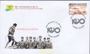 639711 MNH CHIPRE. Administración turca 2019 CENTENARIO DE LA LUCHA NACIONAL