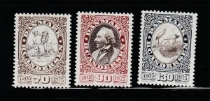 Denmark 573-575 Set MNH Hans Christian Andersen, Writer (B)