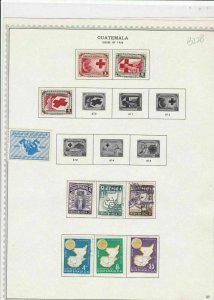 guatemala issues of 1957-59 stamps page ref 17659