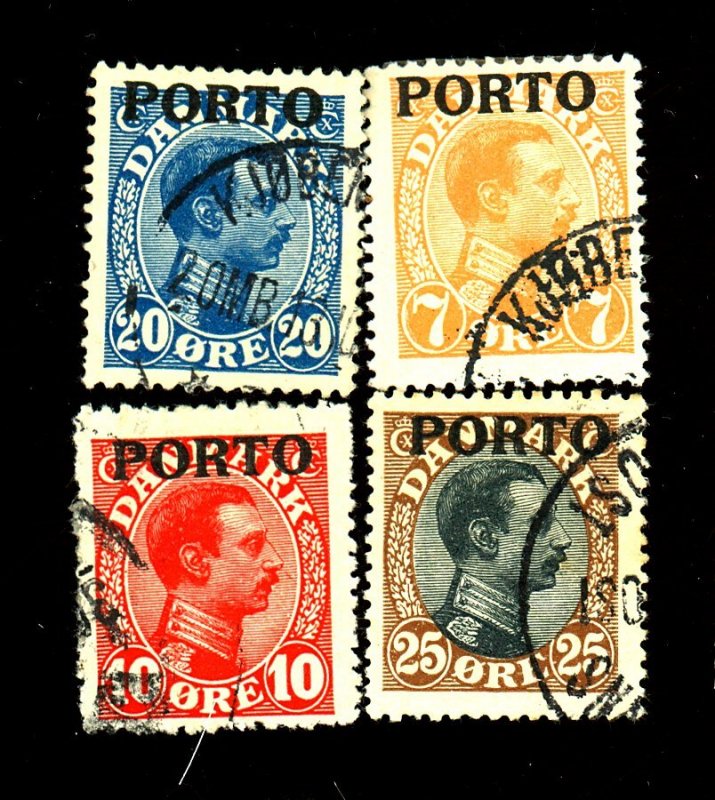 DENMARK J3-6 USED FVF J5 SM THN Cat $50