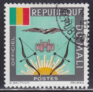 Mali O14 CTO 1964 Mali Coat of Arms, Official