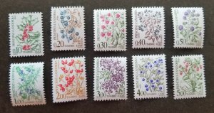 *FREE SHIP Andorra Postage Due Taxe 1985 Wild Berries Fruit Food (stamp) MNH