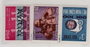 SOUTH VIETNAM Sc 244-6 NH set of 1964 - revolution