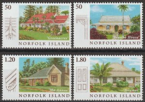 EDSROOM-17325 Norfolk Island 849-52 MNH 2005 Complete Old Houses
