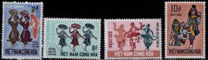 South Vietnam Scott 385-388 MNH** Dance set