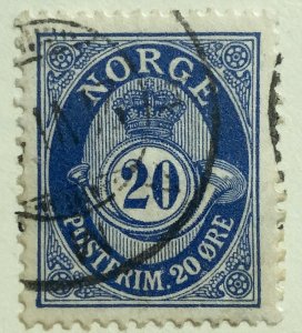 AlexStamps NORWAY #85 VF Used
