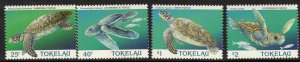 TOKELAU ISLANDS SG234/7 1995 SEA TURTLES MNH