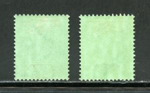 CAYMAN ISLANDS  SCOTT#29/30  HIGH VALUES  MINT LIGHT HINGED--SCOTT $310.00