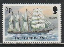 1989 Falkland Islands - Sc 490 - MNH VF - 1 single - Ships of Cape Horn