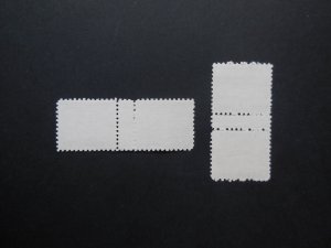 #752 3c Washington's Headquarters Horz. & Vert. Gutter Pairs MNH NGAI VF #3a
