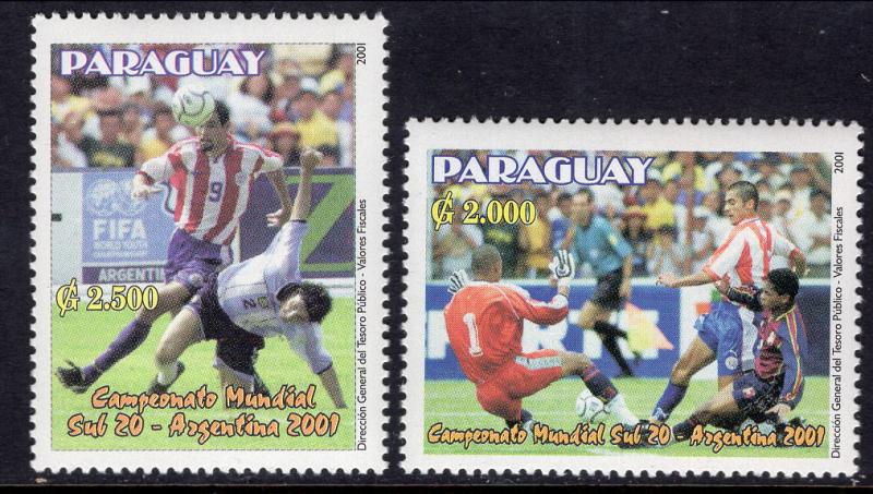 Paraguay 2665-2666 Soccer MNH VF