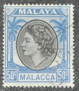 DYNAMITE Stamps: Malaya Malacca Scott #41  USED