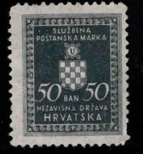 Croatia Scottt o2 Official stamp Mint no gum