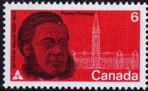 Canada 517 - Mint-H - 6c Sir Oliver Mowat (1970)