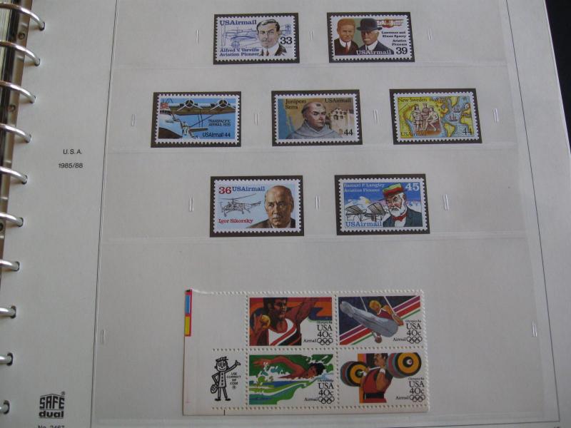 USA Nearly Complete Airmail Collection WITH ZEPPS - Mint & Hinged