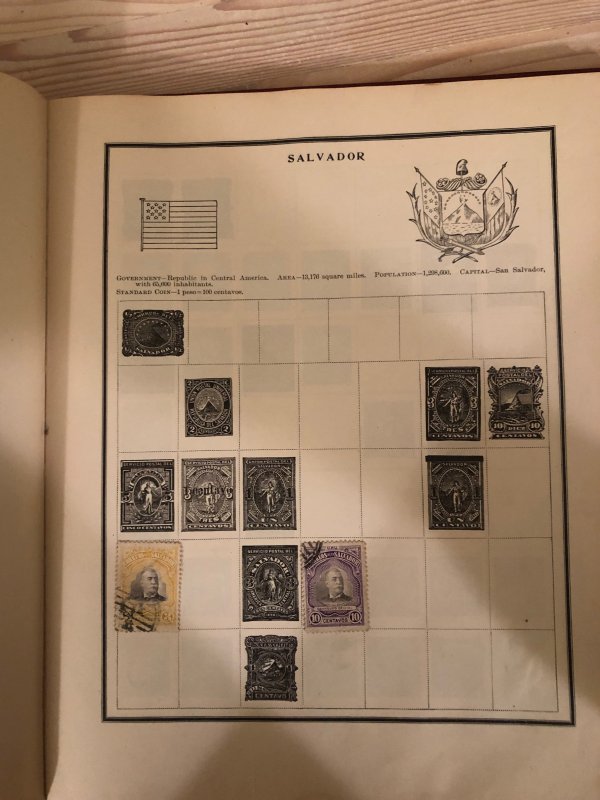 Modern Stamp Album Circa 1921
