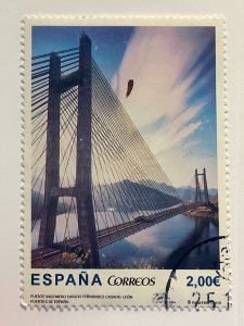 Spain 2013 Scott 3930 used - 2.00€, Ingeniero Carlos Fernandez Casado Bridge