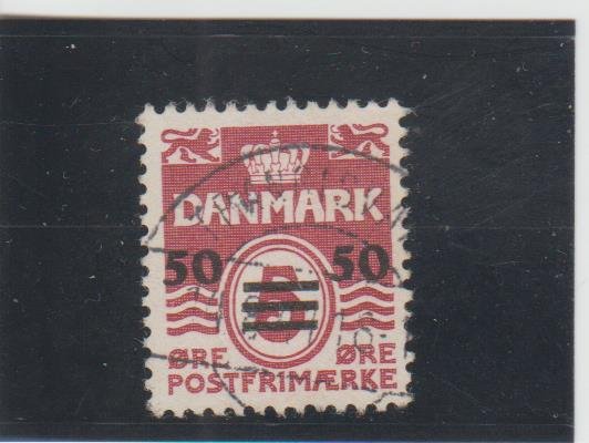 Faroe Islands  Scott#  5  Used  (1940 Surcharged)